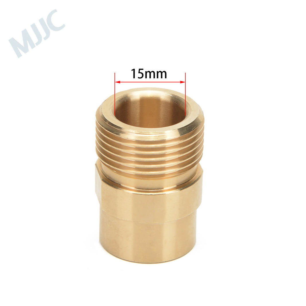V3.0 ショートガンPRO 用 M22オス軸径15mm用  高圧ホース用アダプター